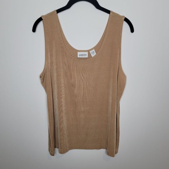 Chico's Travelers Tank Womens 3 (XLarge) - Picture 1 of 6